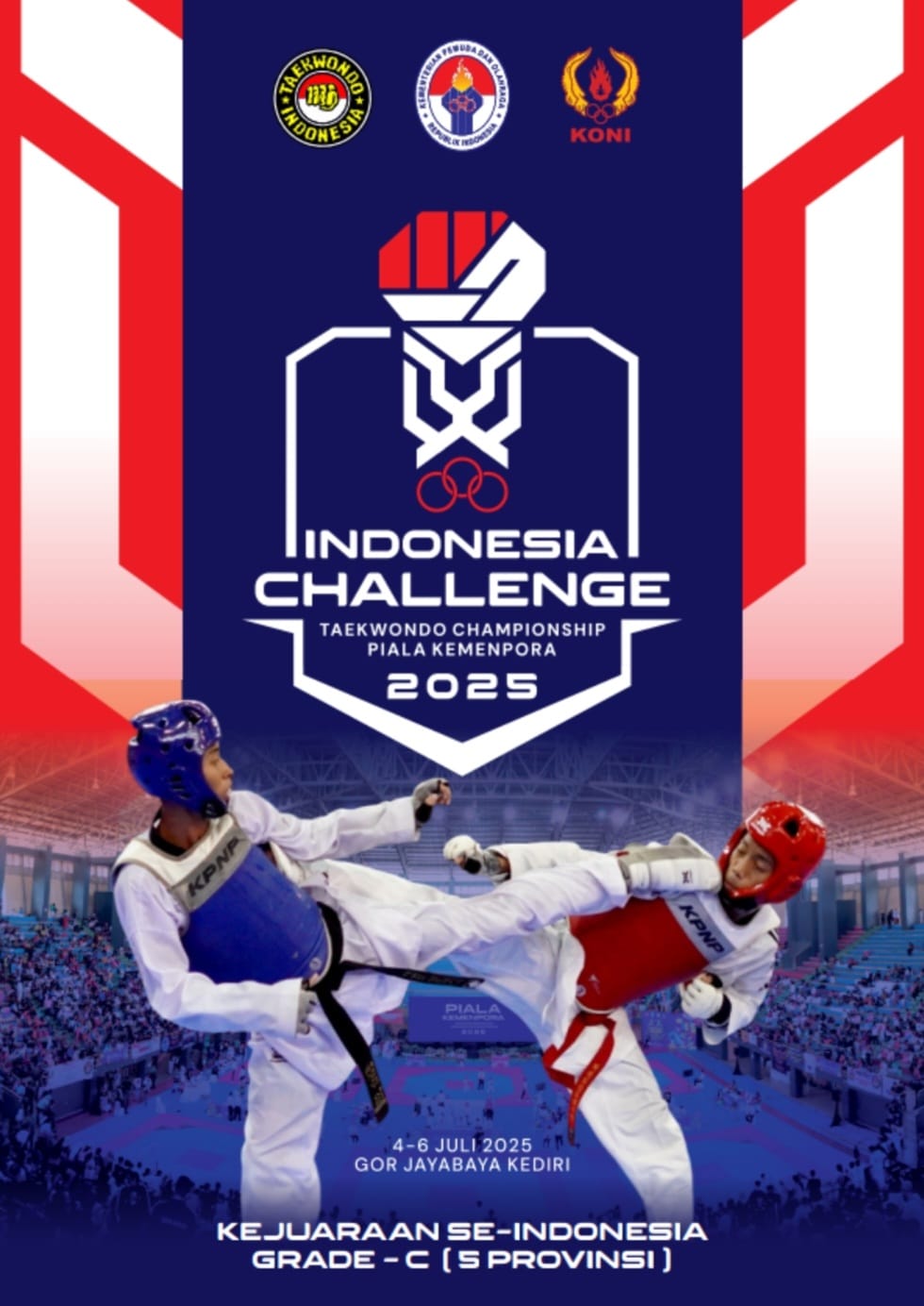 Ajang Pertarungan Prestasi Taekwondo di Tanah Air Taekwondo Indonesia Dojang layarterkembang
